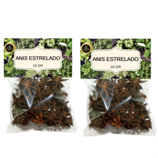 KIT 2 Anis Estrelado Erva Seca - Banho  Aromático em Oferta na Shopee