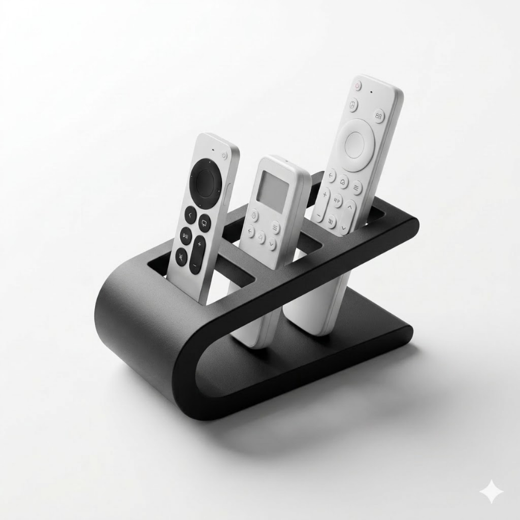 Suporte Organizador para Controles Remotos | Porta Controle Moderno Decorativo em Oferta na Shopee