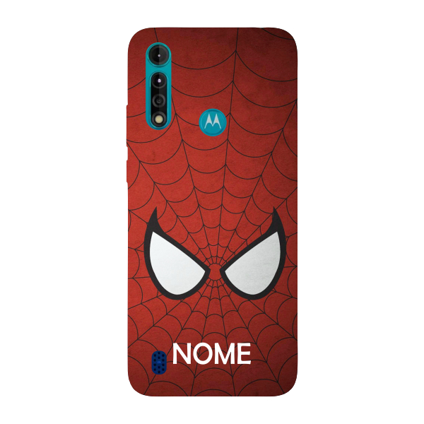 Capinha para Moto G8 Power Lite Anti Impacto Personalizada - Homem Aranha Spider Man com nome