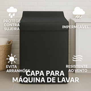 Capa Maquina Lava Roupas Grossa Brastemp Consul Eletrolux todos os modelos e tamanho impermeável em Oferta na Shopee