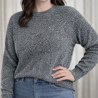 Blusa de Frio Feminina Tricot Ponto Fang Soltinha Estilosa Dia a Dia manga Longa Moda Outono Inverno em Oferta na Shopee