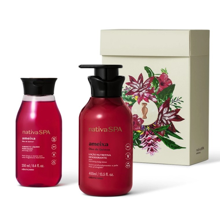 Kit Presente Nativa Spa Ameixa O Boticário