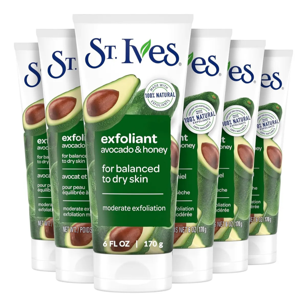 St. Ives esfoliante corporal Abacate e mel 170g