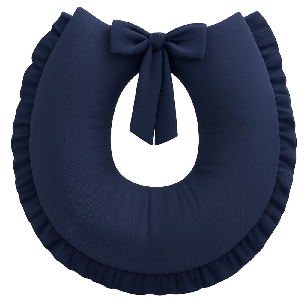 Almofada de Amamentação Com Laço Algodão Com Zíper