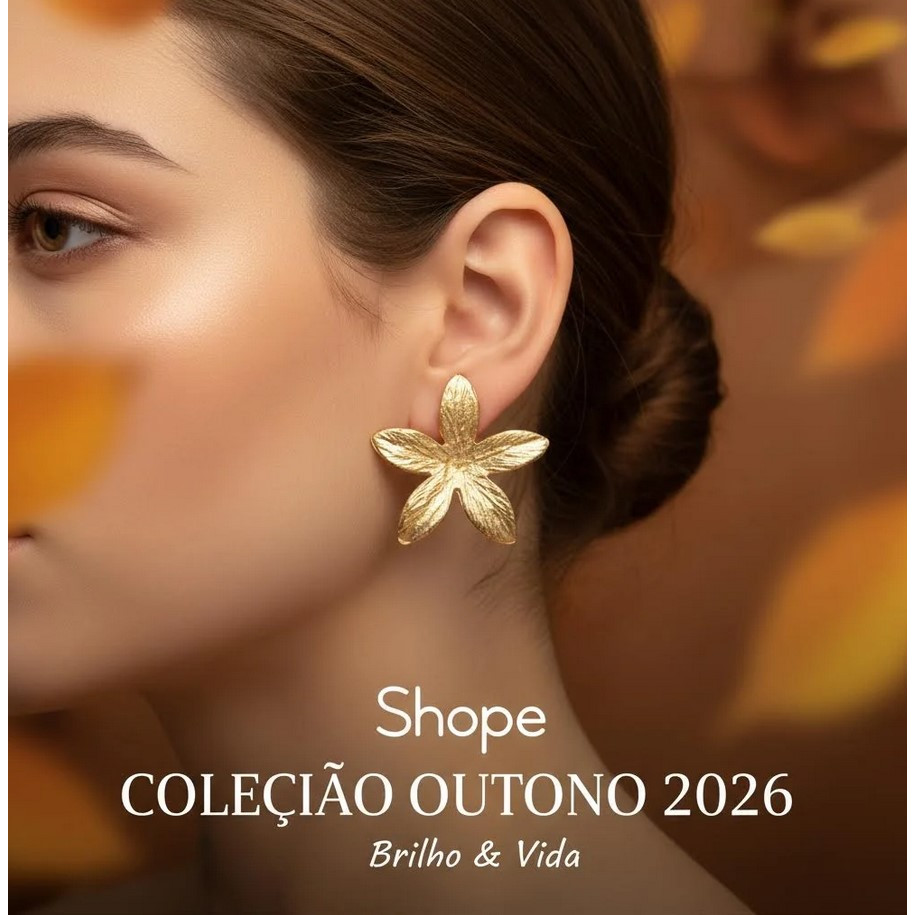 Brincos Folheados a Ouro 3 Pares Flor e Borboleta Dourada Feminino Delicado Elegante Moda Atual em Oferta na Shopee