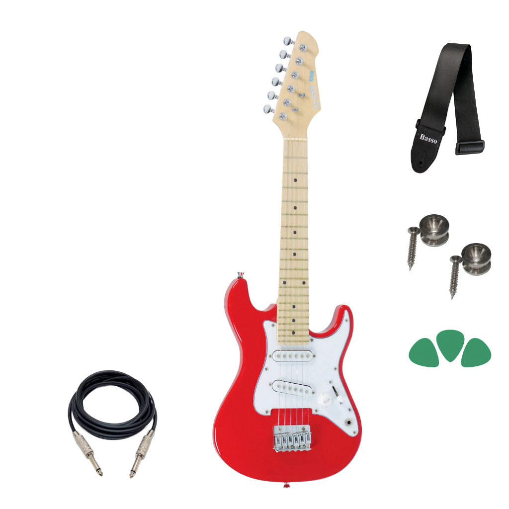 Guitarra Infantil Profissional Clk10 Rd Vermelh By Strinberg