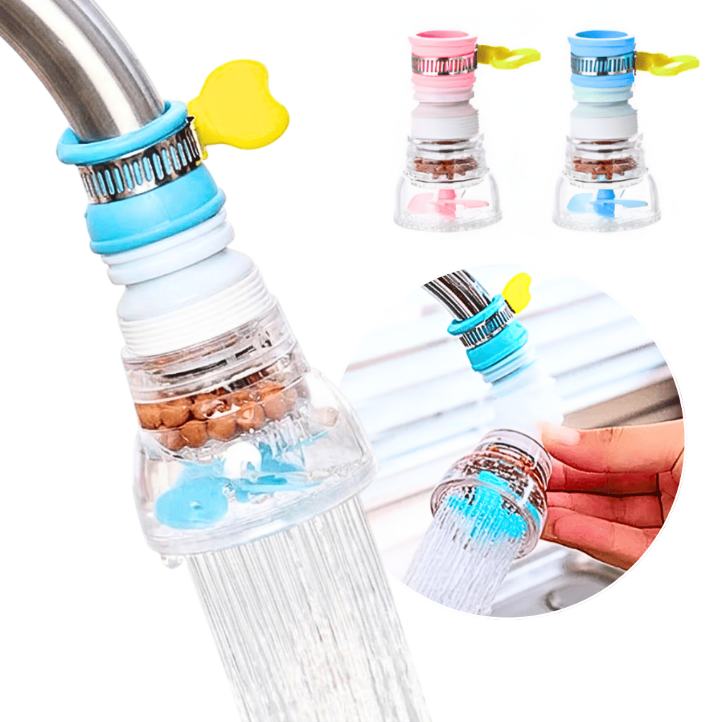 Extensor Torneira Filtro Pedras Maifan Chuveirinho Giratório Anti Respingo Cozinha