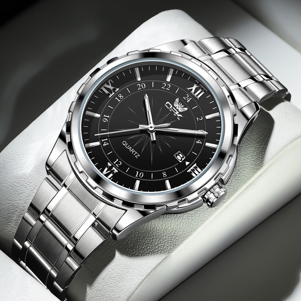 【‌com caixa‌】Alta Qualidade OPK Quartzo Relógio à Prova D'água negócios Casual Minimalista 6003 6010 8119 em Oferta na Shopee