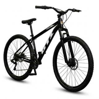 Bicicleta Aro 29 GTI Roma 21 Marchas Alumínio Freio a Disco MTB Suspensão Quadro 17"