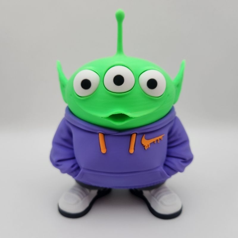 Alien 3D Decorativo Personagem Toy Story Boneco Decoração ET Geek Action Figure