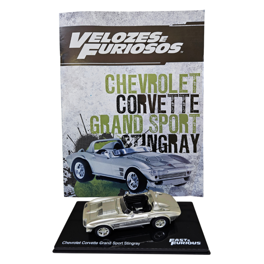 Miniatura da Coleção Velozes e Furiosos: Chevrolet Corvette Grand Sport Sting Ray (1966) - Edição 31