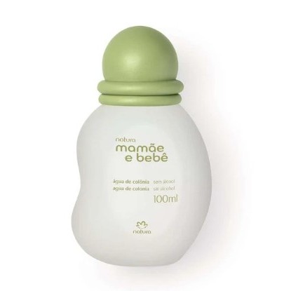 Água de Colônia Natura Mamãe e Bebê 100ml - Hipoalergênica e Sem Álcool