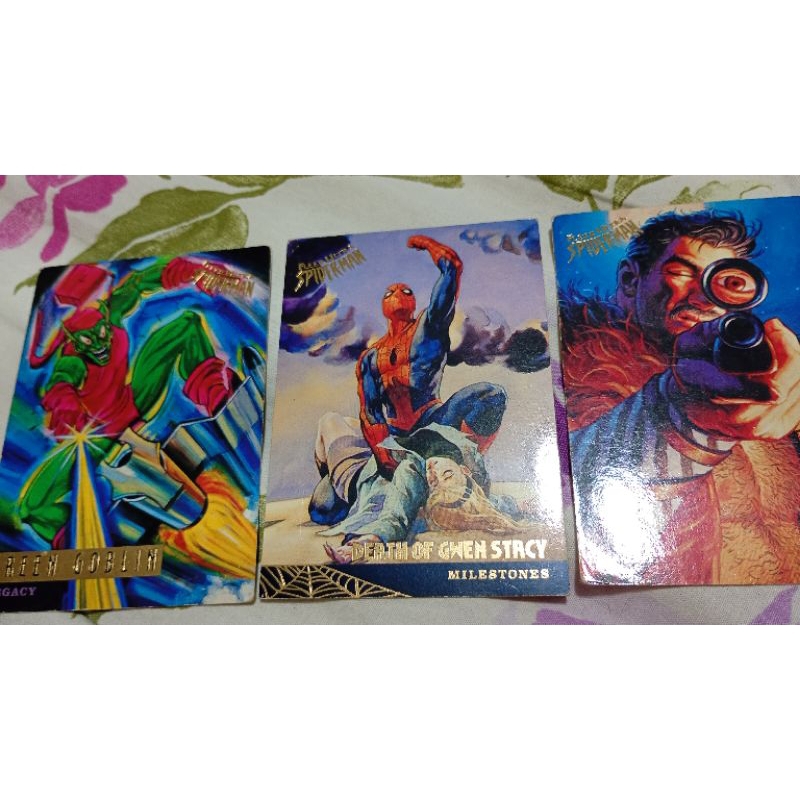 CARDS MARVEL E DC UNIVERSE SPIDERMAN, XMEN, BATMAN E OUTROS TCGS 1995/1996 E 1997