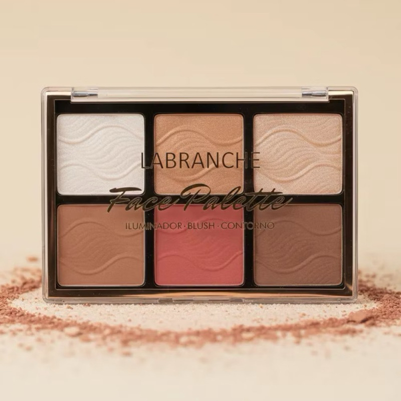 Paleta Labranche – Iluminador, Blush e Contorno 3 em 1 em Oferta na Shopee