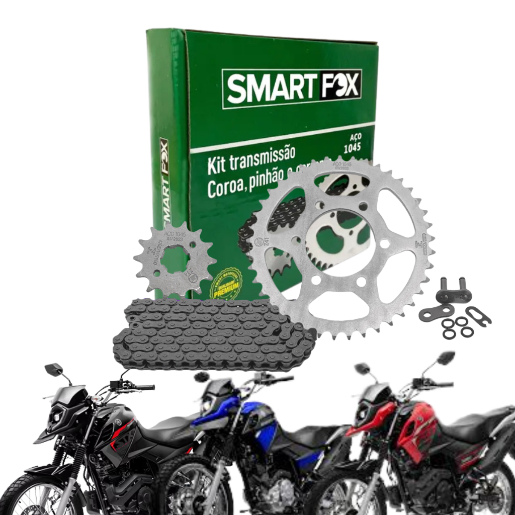 Kit Relaçao Yamaha Crosser 150 2014 Ate 2026 Com Retentor Smartfox Resistente