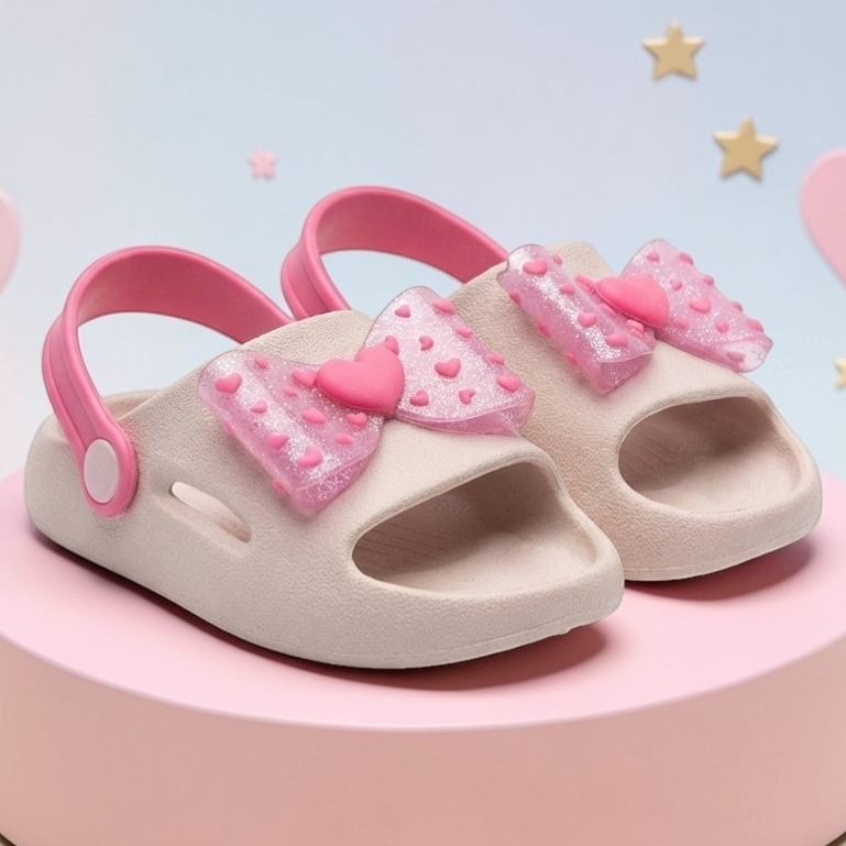 Chinelo Delicado Leve Macio Fadinha Laço Com Correias  Antiderrapante Infanil Menina Personalizado em Oferta na Shopee