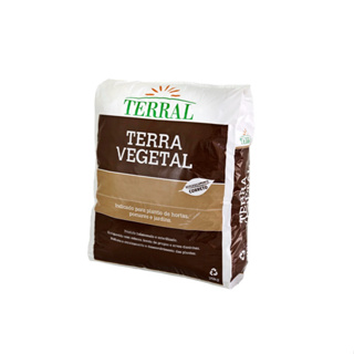 Terra Vegetal Terral 25kg adubada selecionada em Oferta na Shopee