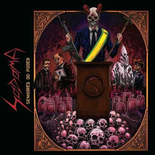 CD SODOMA - Senhores do Poder slipcase com adesivo e pôster