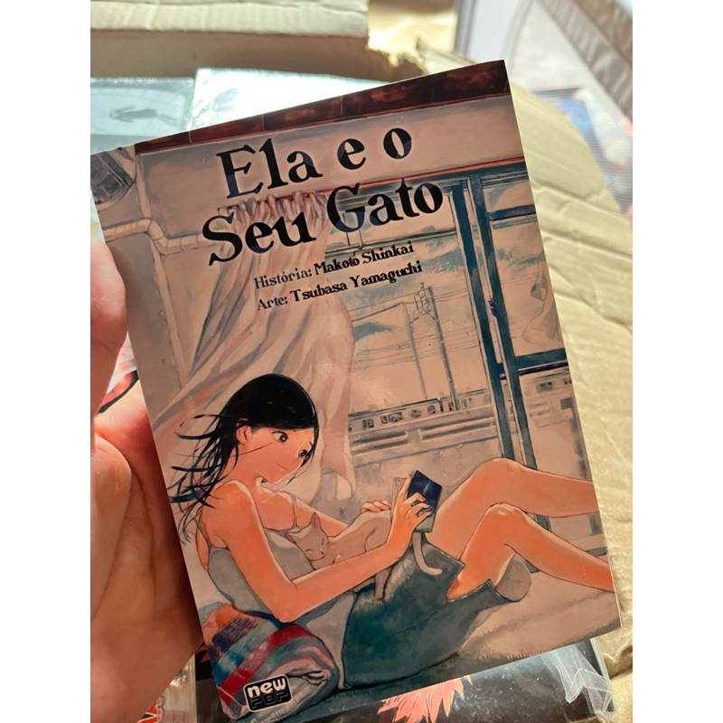 Ela e seu gato