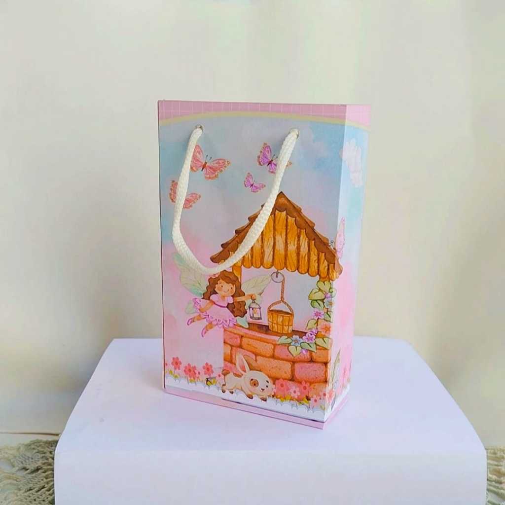 ENVIO RÁPIDO Kit Sacolinha Surpresa Festa Infantil Personalizado FADA Lembrancinhas Aniversário PEGUE E MONTE