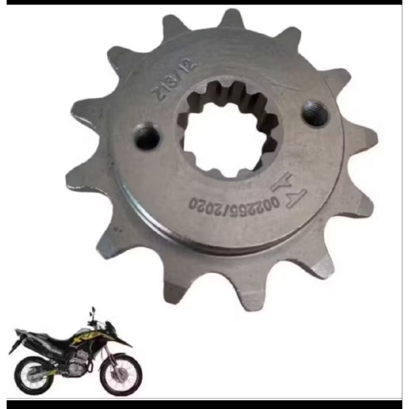 Pinhão Moto 13 a 17 Dentes | CG 150/160 | Bros | Biz | XRE | Twister | CBX 200 _biz em Oferta na Shopee