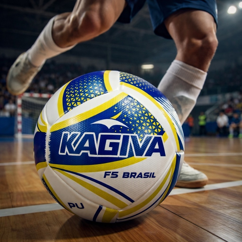 Bola Futsal Kagiva F5 Brasil Oficial PU Termofusion