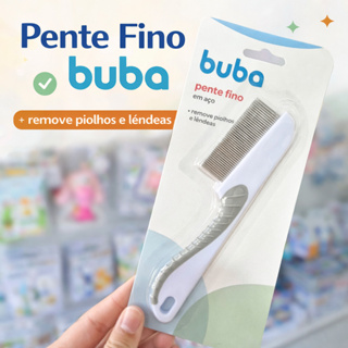 Pente Fino Buba Remove Piolhos e Lêndeas em Oferta na Shopee