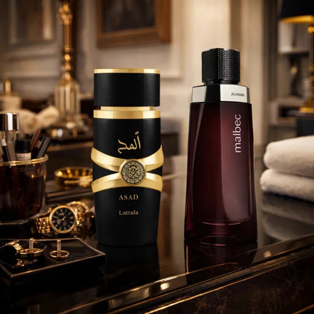 Perfumes Masculinos Mbec + Asad presente para Homens - Fragancia Premium Amadeirado Dia e Noite