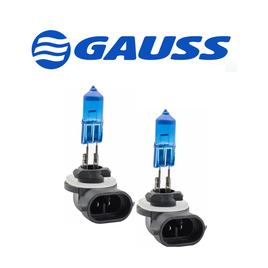Par Lâmpada H27 Super Branca 27W 12V PGJ13 Modelo Cachimbo - Gauss GL881H27A