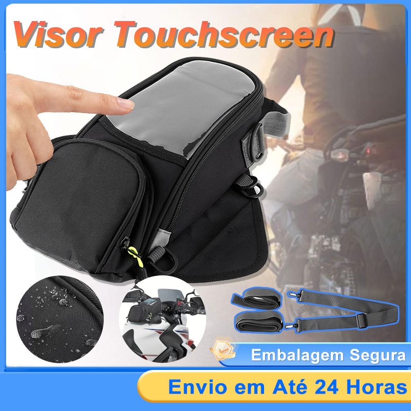 Nova Motocicleta Bolsa Navegação Multifuncional Tanque Impermeável em Oferta na Shopee