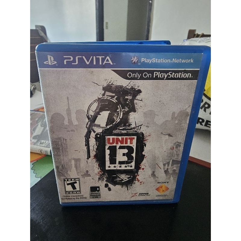 Jogo para Psvita mídia física usado original com marcas de uso Unit 13