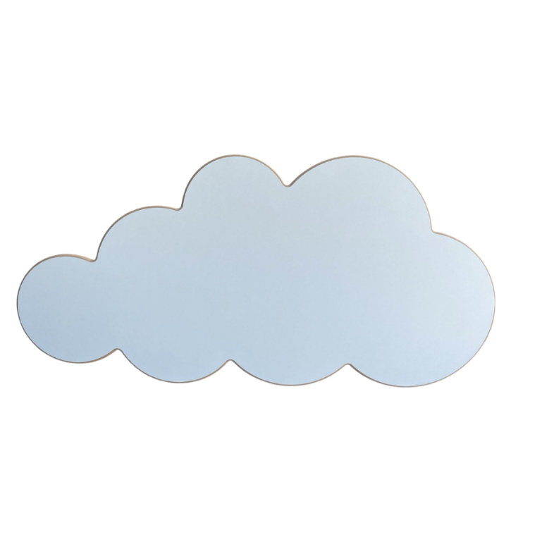 Grade de proteção de cama Box formato nuvem em mdf acabamento tupiado