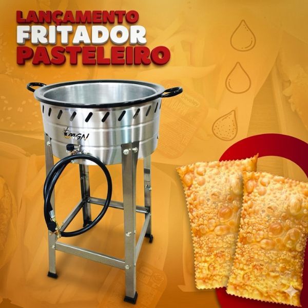 Fritador a Gás Profissional 10L Inox – Alta Pressão | Oferta Especial