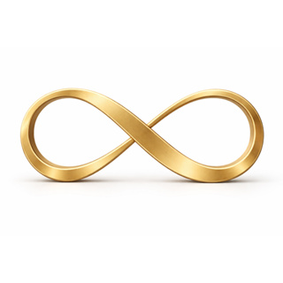 Enfeite Decorativo Símbolo do Infinito Minimalista para Sala Mesa e Estante em Oferta na Shopee