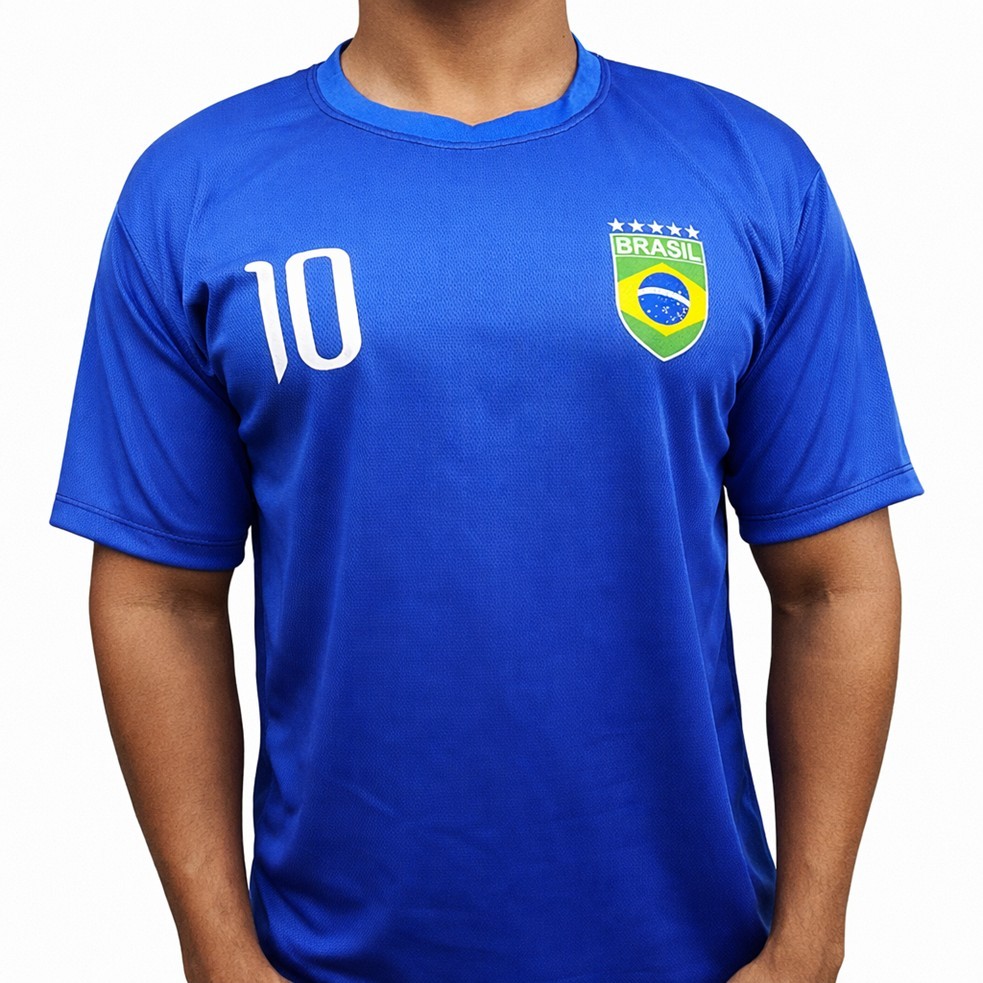 Camisa Camiseta Masculina Feminina Seleção Brasil Torcedor Dry Fit Copa do Mundo 2026 Futebol