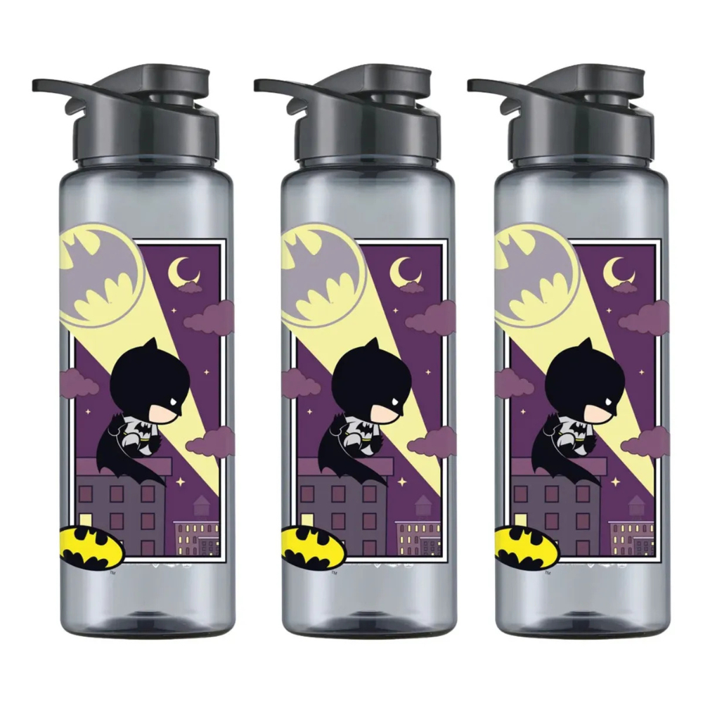 GARRAFA LIQUI ESPORTE 750ML PRETO TRANSL BATMAN FUNKO BANDEIRANTE
