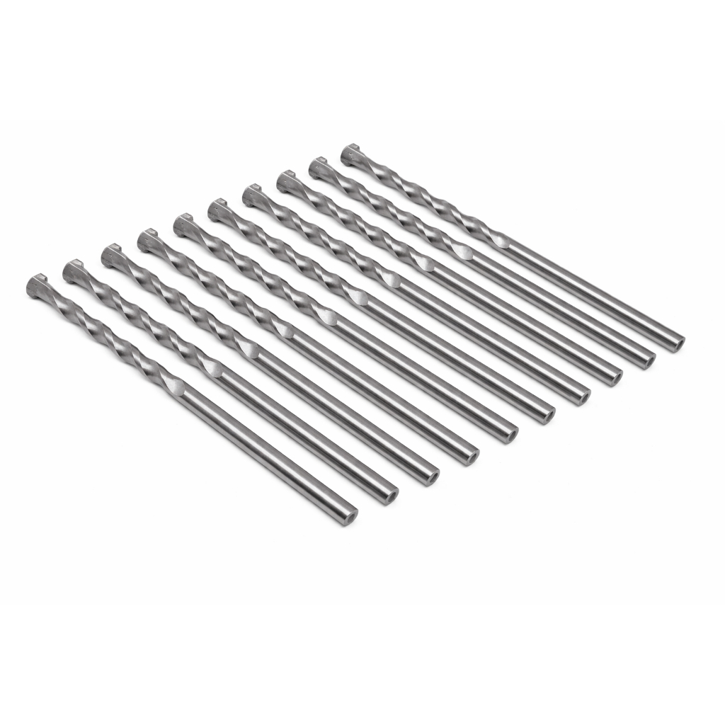 KIT 10X BROCA DE VÍDEA SDS PLUS 12x150mm (AÇO 40Cr)
