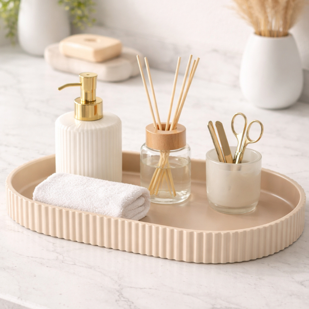 Bandeja Decorativa de Mesa Minimalista Porta Treco Porta Joias Porta Chaves
