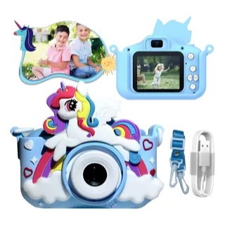 Mini Câmera Infantil Mini Recarregável Com Capa HD Video Jogos Fotos e filmagem de filmes Real Pho