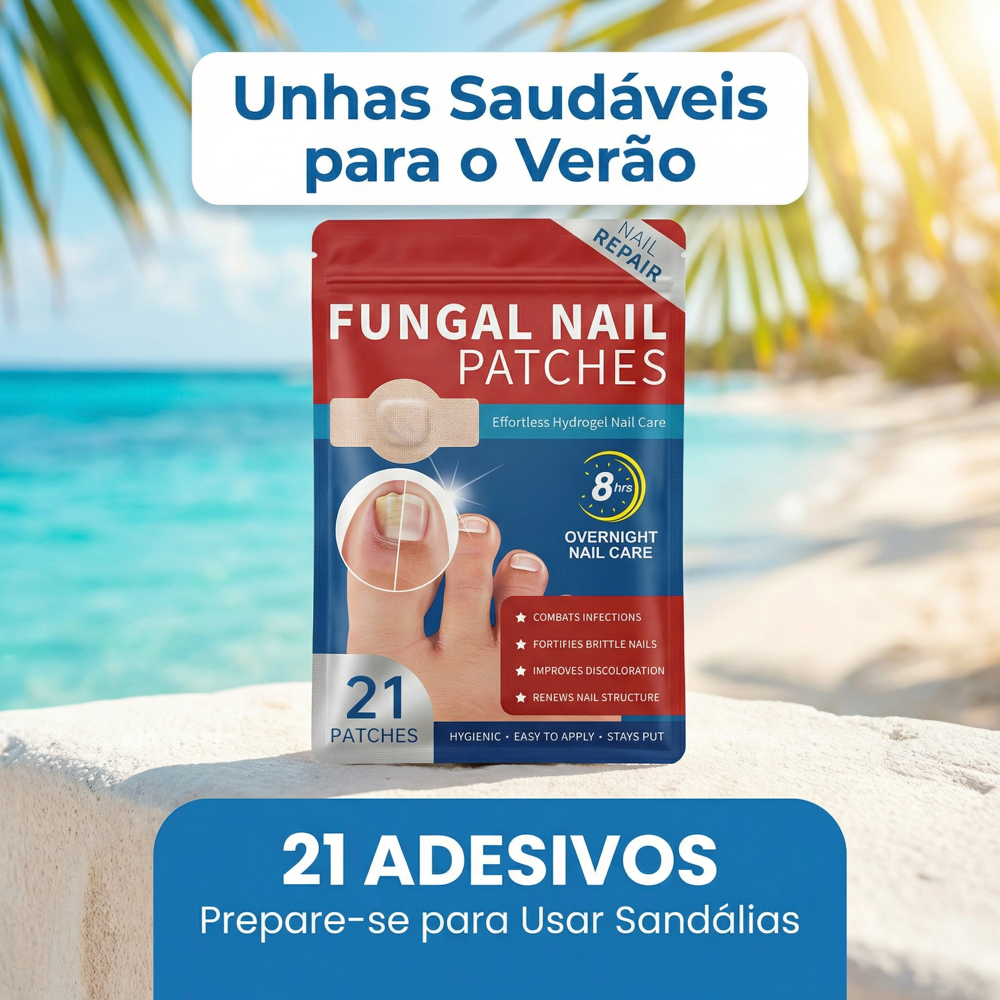Kit 21/63 Adesivos Gel Antibacterianos para Unhas, Cortador de Unhas, Reparador de Unhas Incravadas