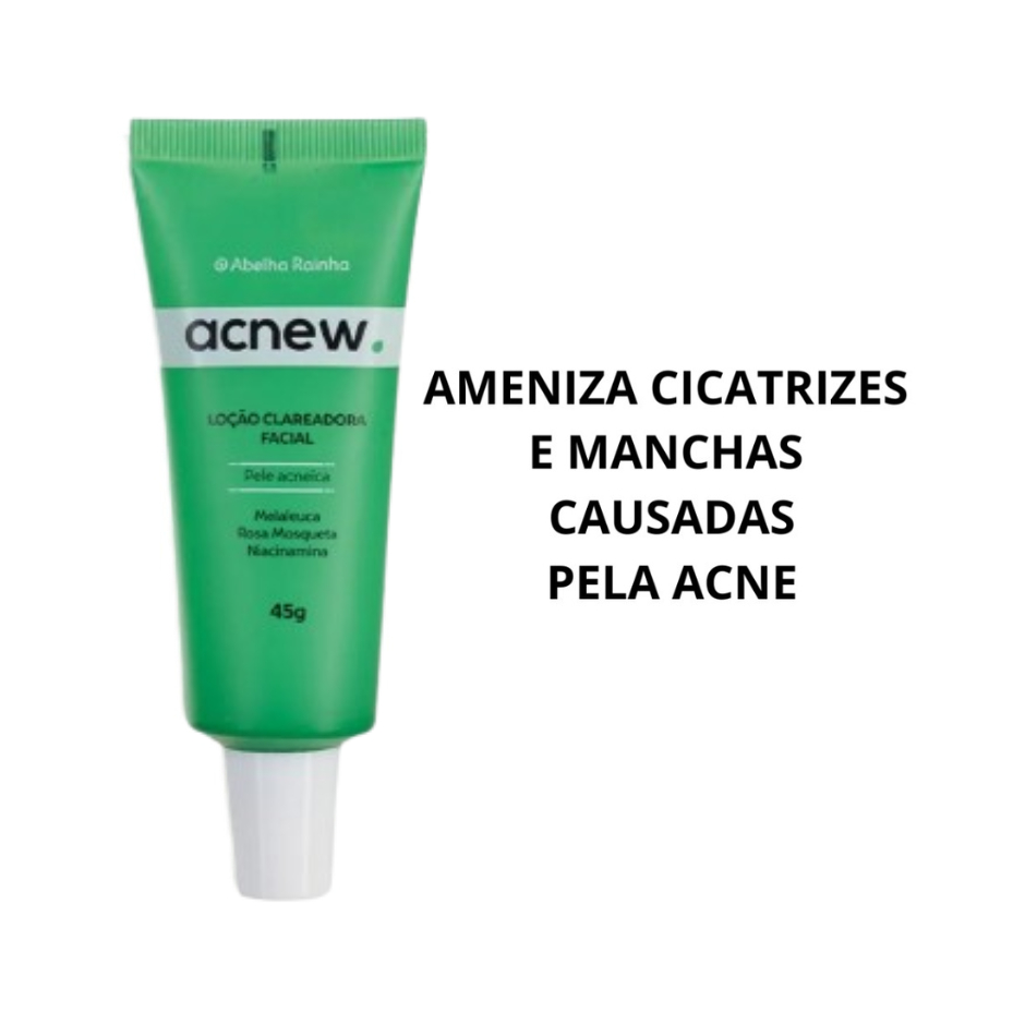 Loção Clareadora Facial Antiacne Acnew Abelha Rainha 45g