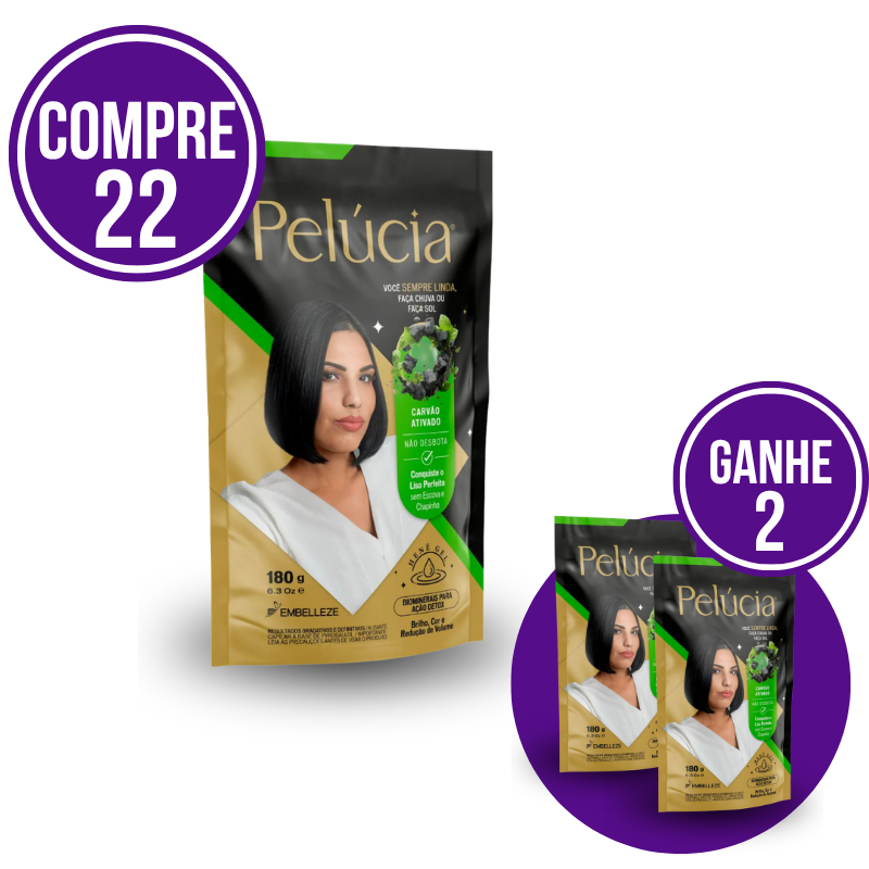 KIT COMPRE 22 E GANHE 2 HENÊ PELÚCIA MORENA DESEJADA POUCH