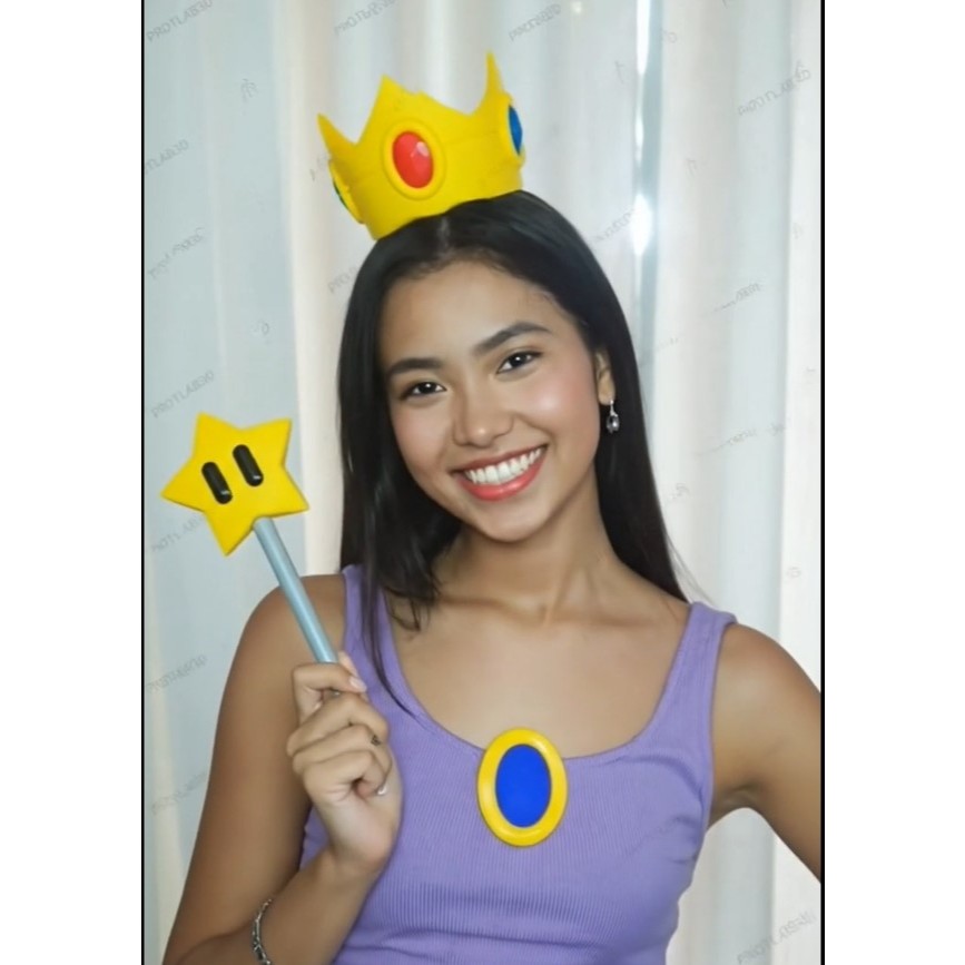 Kit Acessórios Fantasia Princesa Peach e princesa Daise Cosplay + arco em Oferta na Shopee