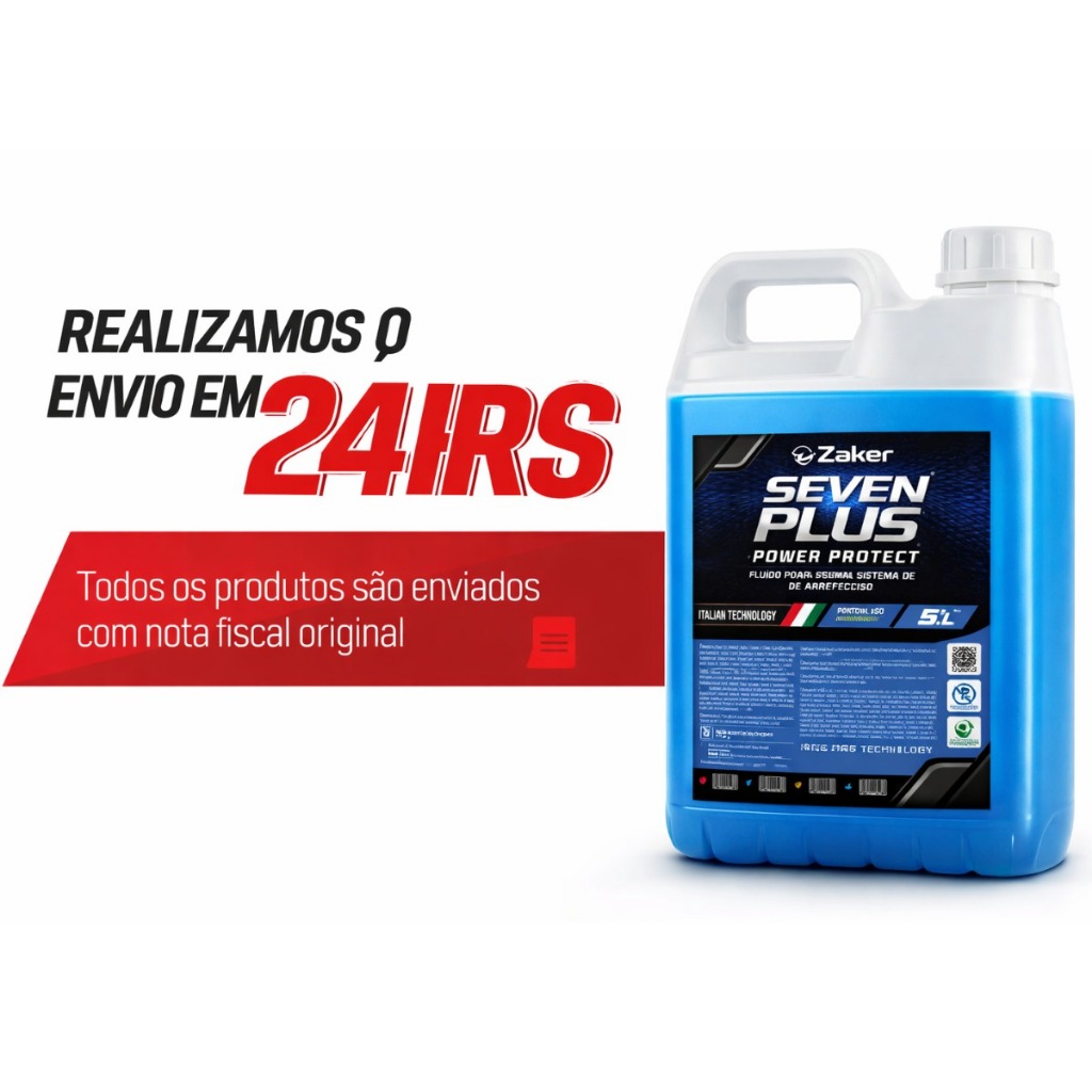 Anticorrosivo 5l Radiador Azul Pronto Uso Aditivo Proteção Zaker Automotivo — imagem 2 de 2