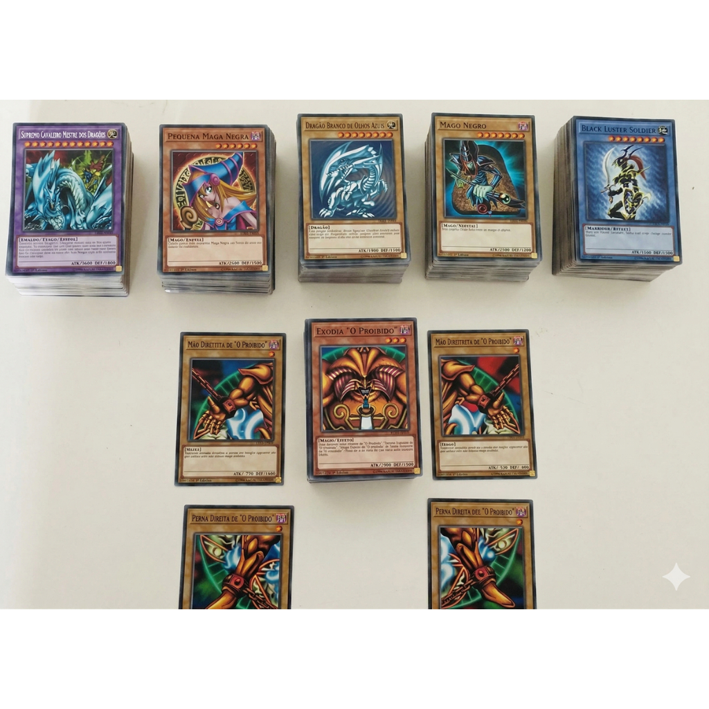 Yugioh Lote De Cartas Nostálgicas Yu-gi-oh Tcg Originais O Unico com Cards Nostálgicos Yu Gi Oh