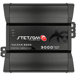 Módulo Automotivo Stetsom Vulcan 3000 3000W RMS Som Automotivo Digital 1, 2 ou 4 Ohms