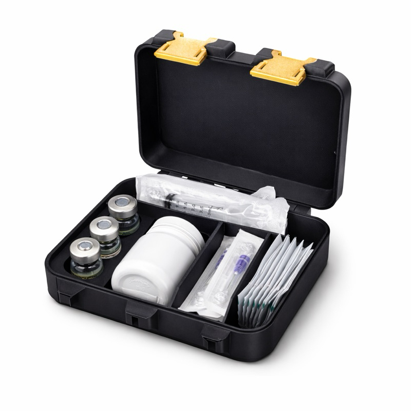 Caixa Case Maromba (Danone, Suco, Brocolis) Porta 3 Vials 10ml + Seringas e Agulhas Organizadas Design Premium