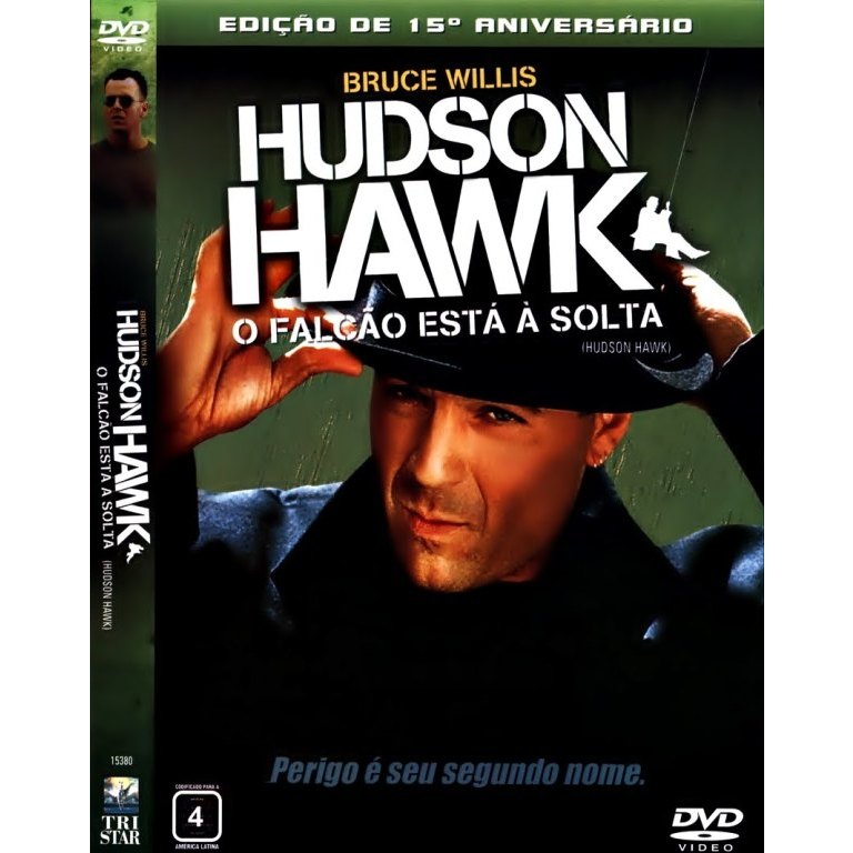 Hudson Hawk O Falcão Está À Solta     Bruce Willis,   DUBLADO E LEGENDADO C0316 Hudson Hawk O Falcão Está À Solta  Bruce