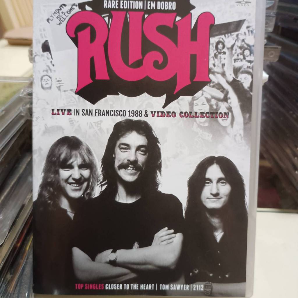 Dvd Rush - Live in San Francisco 1988 & Vídeo Collection