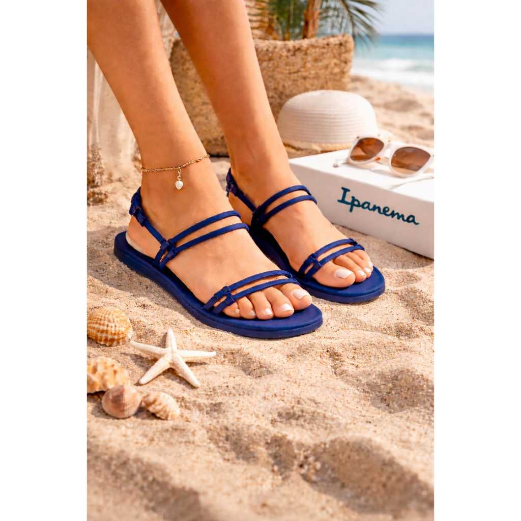 Sandália Feminina Ipanema Original n 38 Azul-Achadinho top